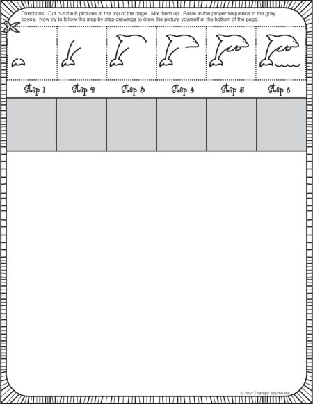 Cut, Sequence, Paste and Draw Beach Theme - Image 2