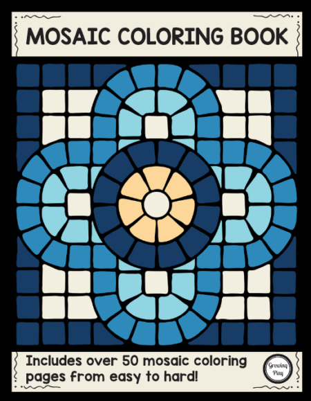 Mosaic Coloring Book