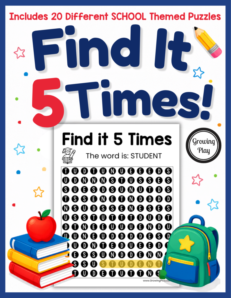 Find It 5 Times School Edition